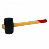 Dedra rubber hammer wooden handle 520g (13M252)