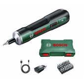 Bosch cordless screwdriver push Drive 3,6Volt (green, 32-piece screwdr