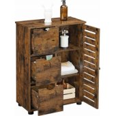 Bathroom Cabinet 80x60x30cm Brown