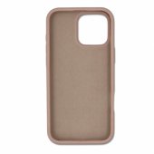 Plonas silikoninis nugarėlės dėklas, skirtas iPhone 16 Pro, pudrinės rožinės spalvos