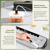 Vacuum sealer with UV sterilization