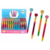 „Diamond Ballpoint Pen Shiny Blue Refill 0.7mm Mix“