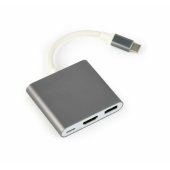 Gembird adapter USB type-C multi-adapter (USB type C; USB 3.0,