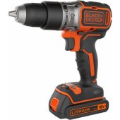 Black&Decker BL188KB - black / orange - case, 2x Li-ion battery 1.5Ah