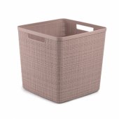 Basket Jute Pink 17L 28x28x27cm