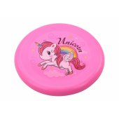 Rožinis skraidančio vienaragio frisbee diskas 20cm