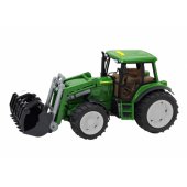 Farm Tractor Excavator Big Green Lights Sounds