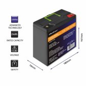 LiFePO4 12.8V 24Ah 307.2Wh