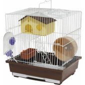 Panama Pet Klatka dla gryzoni 30x23x31 cm biało/ brązowa