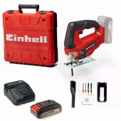 Cordless jigsaw TC-JS 18 Li (red/ black, Li-ion battery 2.5Ah,