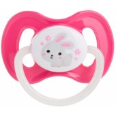 Lateksinis simetriškas čiulptukas Bunny&Company 6–18 mėn. 23/ 278 rožinis