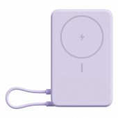 "Magnetic Power Bank with Built-in Stand 10000mAh", violetinė