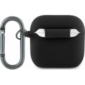 Liquid Silicone Croc Logo Case Apple AirPods 4 Black