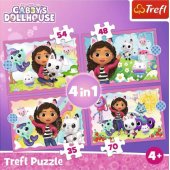Trefl 4in1 dėlionė Gabi®s Adventure 34620 Trefl