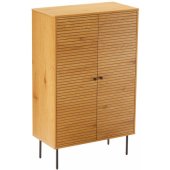 LINE 80x40xH130cm Melamine with Oak Bark