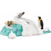 Schleich Wild Life Penguin Family Fun, Toy Figure