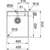 Maris MRX210-40TL nerūdijantis plienas (127.0531.851)