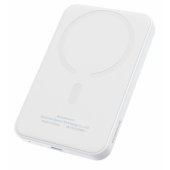 "Magnetic Mini 20W 5000mAh", balta