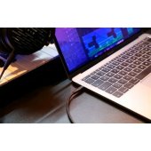 jungiamasis laidas USB-C į 1 x PRO X, juodas