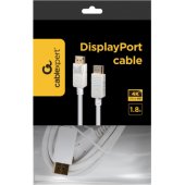 DisplayPort–DisplayPort 1.8m, baltas CC-DP2-6-W