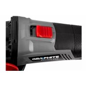 Graphite Energy+ 18V Li-Ion akumuliatorinis kampinis šlifuoklis be šepetėlių, 125 mm diskui