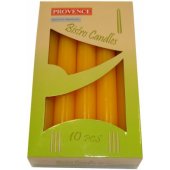 Table Candle Yellow Ø2x17cm 10pcs