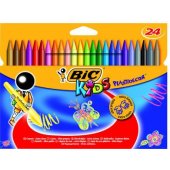 Bic BIC KIDS PLASTIDECOR vaškinės kreidelės, dėžutė, 24 vnt. - 829772