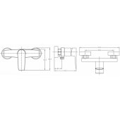 Shower Faucet Without Set MG-2640-BH