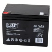 AGM gel battery for a vehicle with a 24V5AH battery