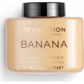Makeup Revolution biri pudra, Loose Baking Powder Banana, 32 g