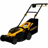 Stanley V20 cordless lawnmower 36Volt (2x18V) (black/ yellow, 2x Li-ion