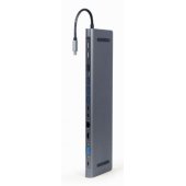 Gembird A-CM-COMBO9-01 USB Type-C 9-in-1 multi-port adapter (U