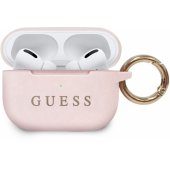 GUACAPSILGLLP Guess Silicone Cas for Airpods Pro Light Pink