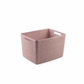 Basket Jute Pink 20L 36x28x23cm