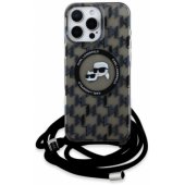 IML Crossbody Monogram Karl and Choupette Head iPhone 16 Pro, juodas
