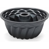 Patisse turbano formos forma, 22 cm, juodas silikonas