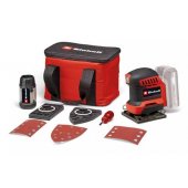 Einhell Power X-Change Cordless Hand Sander TE-OS 18/ 113 3X Li-Solo, 1