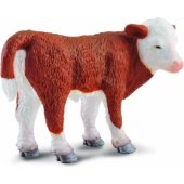 Collecta stovinčio Herefordų veislės veršelio figūrėlė, dydis S