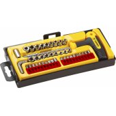 Topex Screwdriver bits and sockets with handle set 41pcs. 39D369