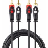 2xRCA - 2xRCA 1,5 m juodas (LB0019)