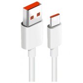USB-C duomenų kabelis 6A 1m baltas 4501000021PG