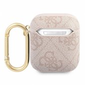 4G Script Metal Collection AirPods 1/ 2 cover pink