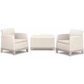 Scandi Forma Balcony Set Pebble Gray / Light Beige
