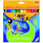 Bic BIC KIDS TROPICOLORS2 spalvoti pieštukai, dėžutėje, 24 vnt. - 832568