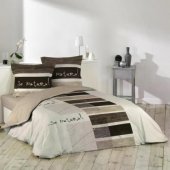 Bed Linen Set NATURAL 200x200cm, 63x63cm 3pcs