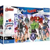 Trefl dėlionė, 160 detalių, Super Shapes XL, Avengers drąsa