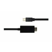 Cable Mini DisplayPort - HDMI 4k 30Hz 2m Black
