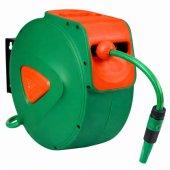 Wall-Mounted Automatic Reel with Garden Hose 20m + 2m