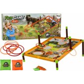 Arcade Game Bag Throw Hoop 2in1 Dinosaurs Board