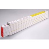 Stabila Folding measure 2m STABILA 717 beech, white and yellow, sectio